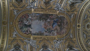 Deckenfresko des Pietro da Cortona in der Chiesa Nuova