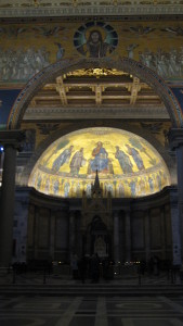 Apsis der Basilika San Paolo